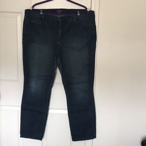 NYDJ Skinny Jeans in a medium dark wash